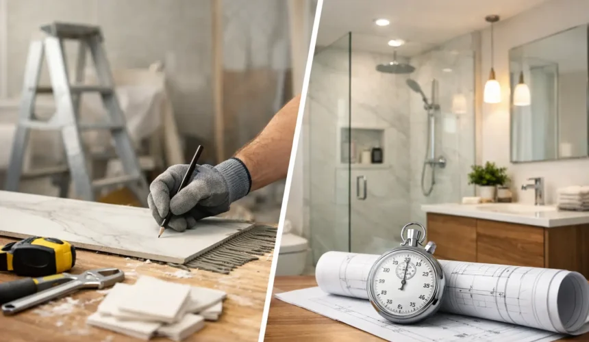 How Long a Bathroom Renovation Takes