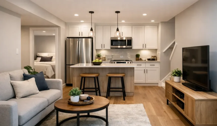 Basement Apartment Conversion Example That Works